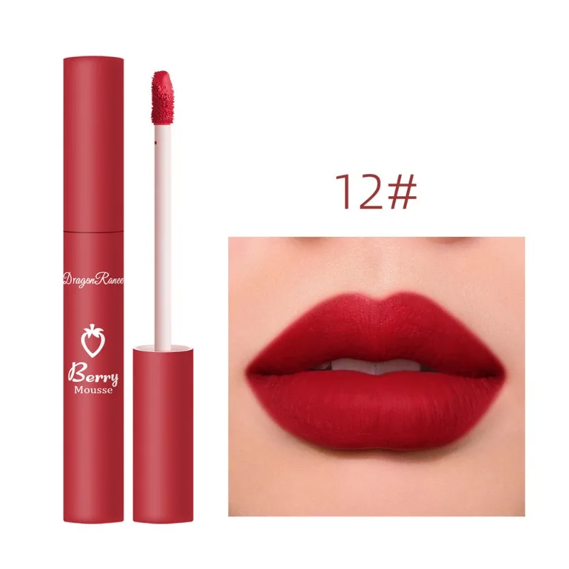 Liquid Lipstick Sexy Long Lasting Lipgloss Moisturizing Matte Velvet Lip Glaze Waterproof Non-marking Natural Lips Makeup tools