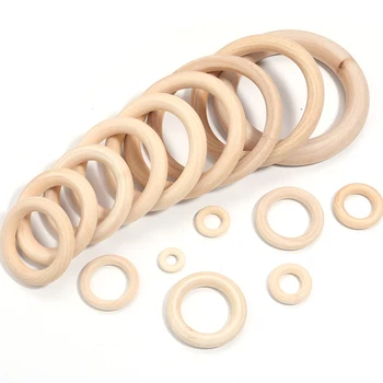 Wooden Macrame Craft Hoops 1