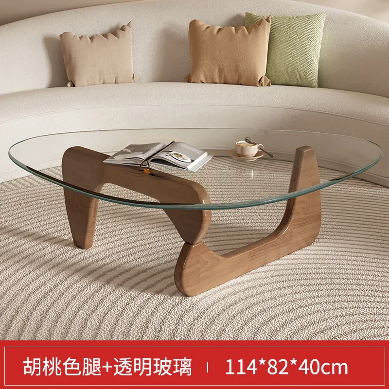 Glass Coffee Table Living Room Home Modern Simple Light Luxury Minimalist Net Red Coffee Table