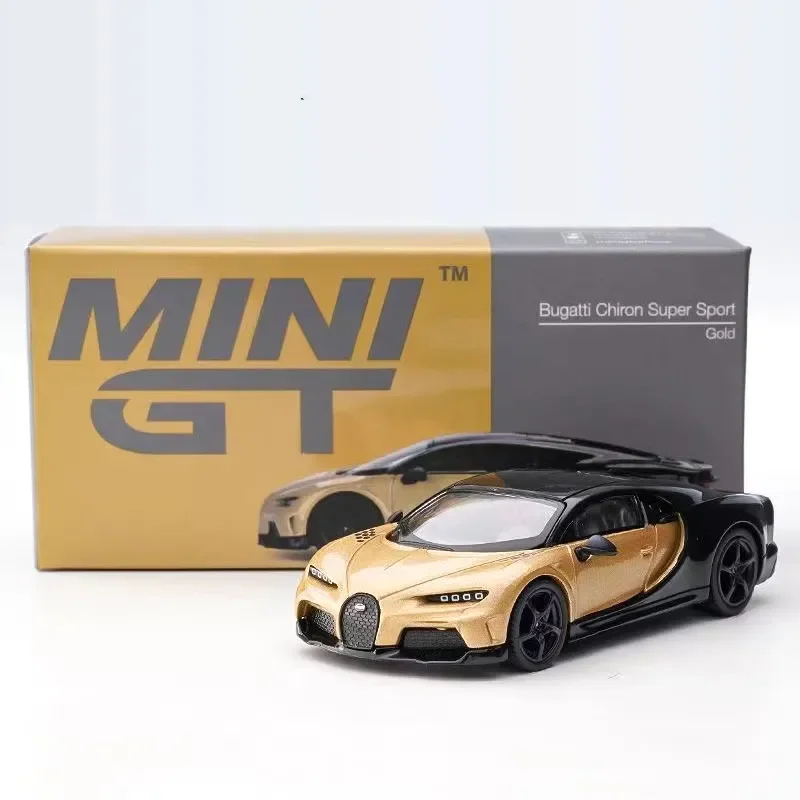 MINIGT 1:64 Chiron Super Alloy Car Model MGT513 Gold Sport Model Number Scale Battery Type Features Material Barcode Voltage