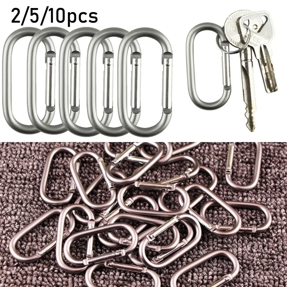 

2/5/10pcs High Quality Outdoor tool Camping Hiking Travel Kit Camp Mountaineering Hook Buckle Keychain Climing Carabiner