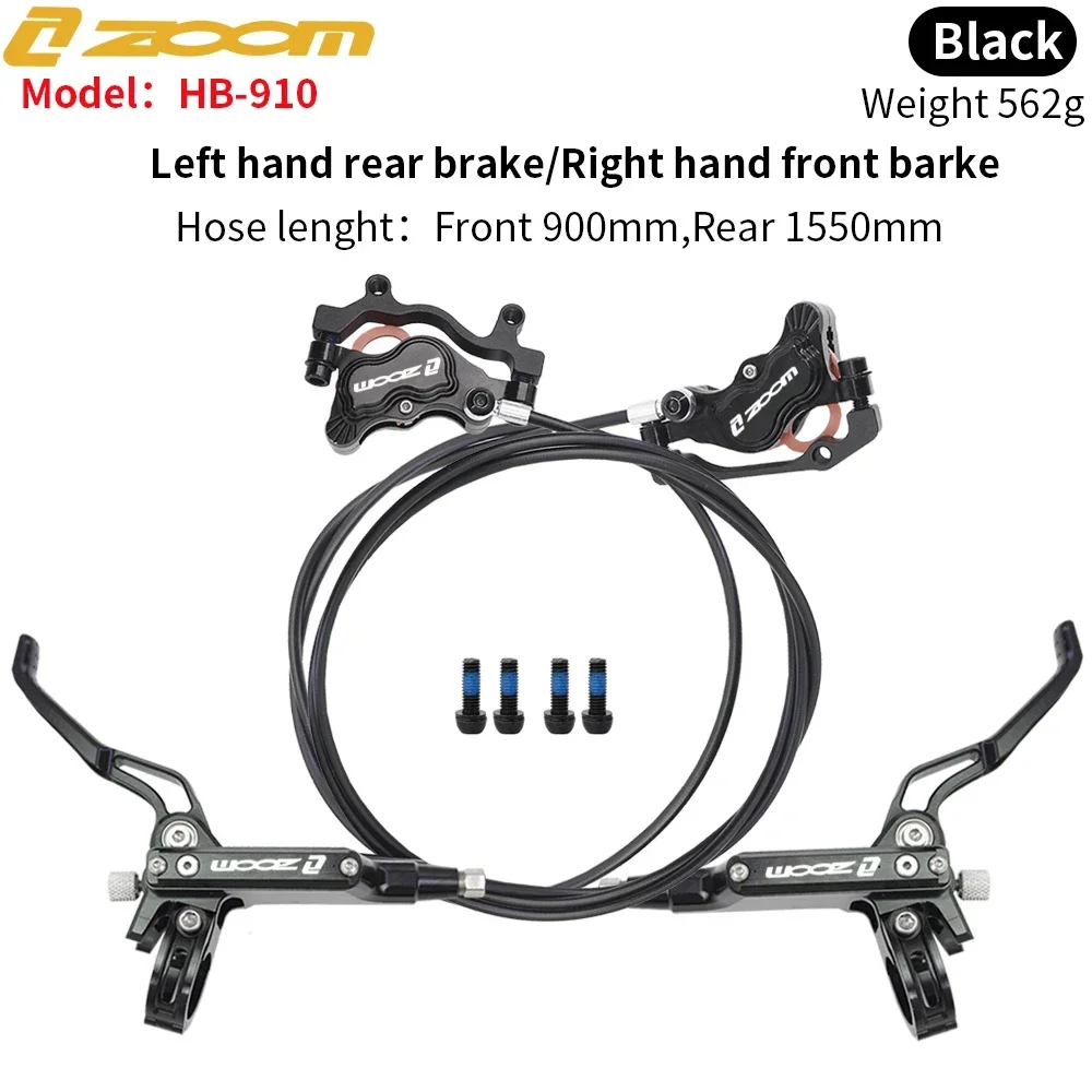 ZOOMHB910HighQualityBicycleBrake4PistonHydraulicDiscBrake
