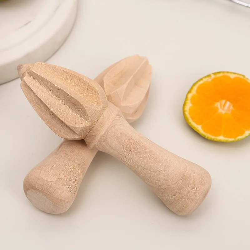 Presse-agrumes en bois de hêtre pour citronniers et oranges, outils pour fruits et légumes, accessoires de bar et de cuisine_voghion.com