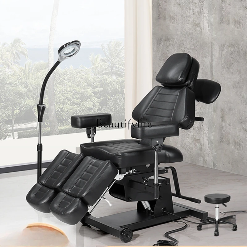 Electric Tattoo Bed Multifunctional Tattoo Tattoo Teacher's Chair Beauty Physiotherapy Bed tattoo chair electric lift beauty care bed physiotherapy bed multifunctional tattoo chair