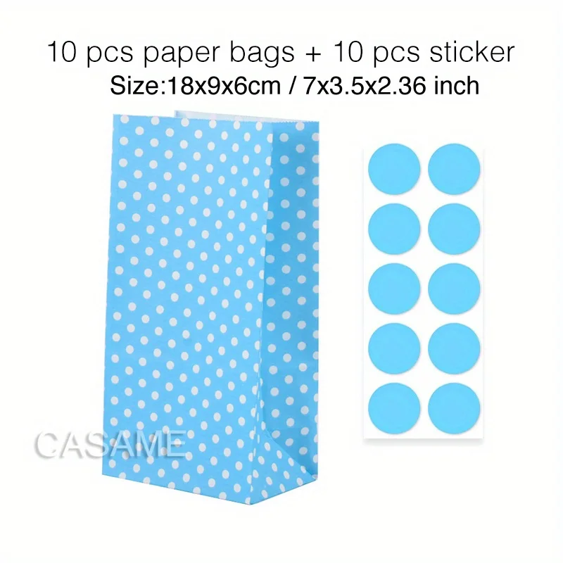 Vibrant Assorted Stand-Up Favor Bags with Stickers - Ideal