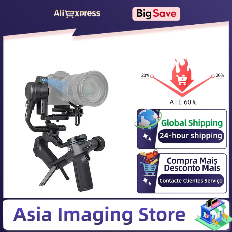 Feiyutech-scorp 2カメラジンバルスタビライザー、3軸ハンドヘルド