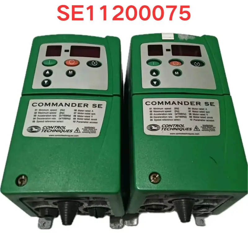 

Used SE11200075 CT Frequency converters 0.75KW Functional test OK