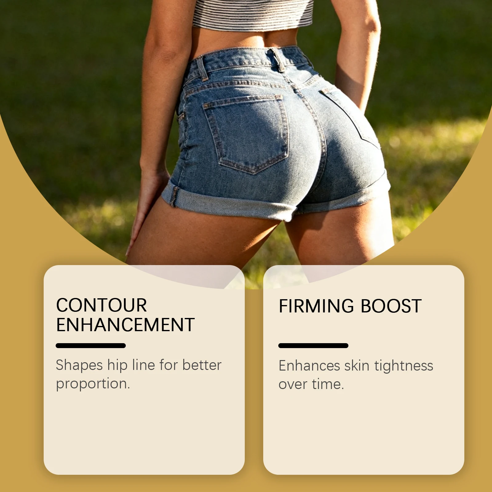 Herbal Buttock Serum - For Women’s Buttock Massage, Shaping Contours, Moisturizing Skin and Enhancing Curves