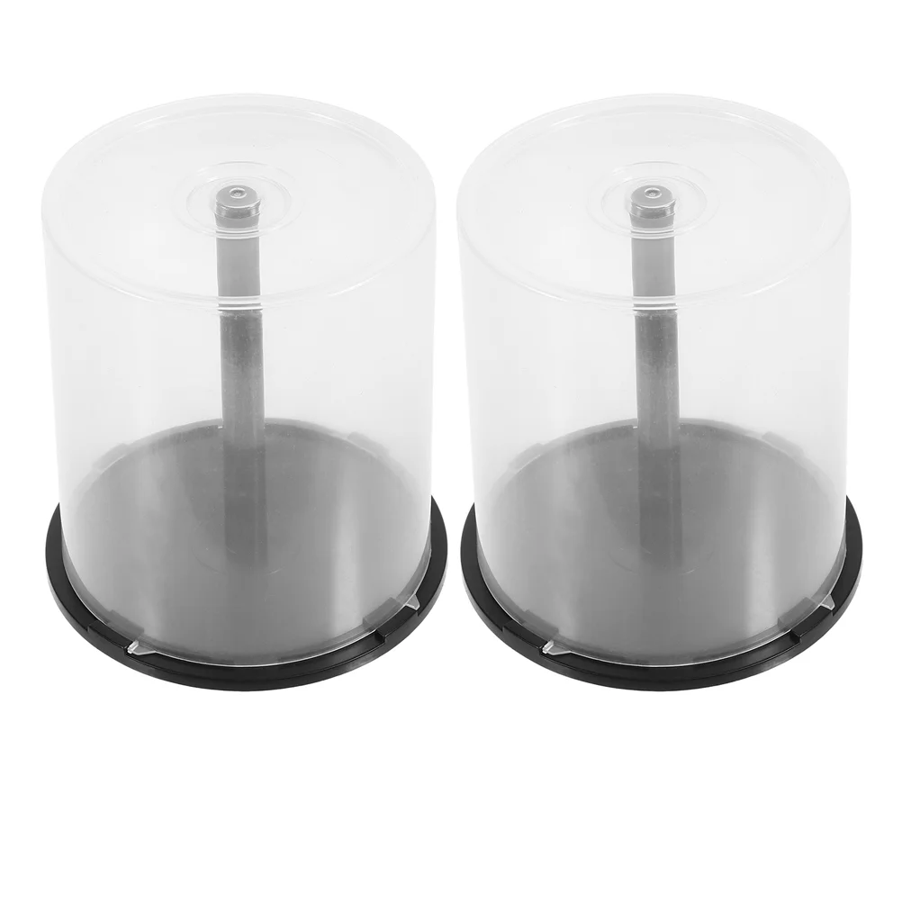 

2 шт., пластиковый контейнер для хранения компакт-дисков