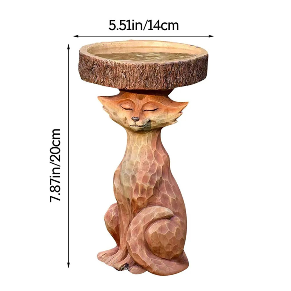

Durable Bird Bath Delicate Design Features Realistic Look Sunflower Bird Bath Feeder Durable Exquisite Decoration