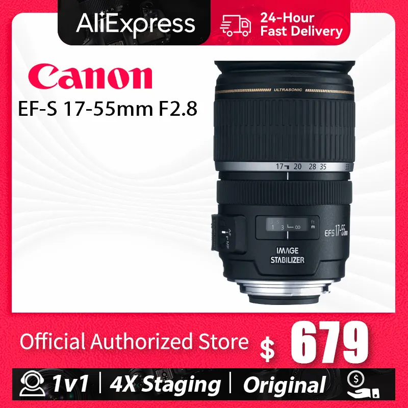 캐논 DSLR 카메라용 USM 렌즈, 캐논 EF-S 17-55mm F2.8 IS, EOS 90D EOS 850D EOS 5D 마크 IV EOS 6D 마크 II
