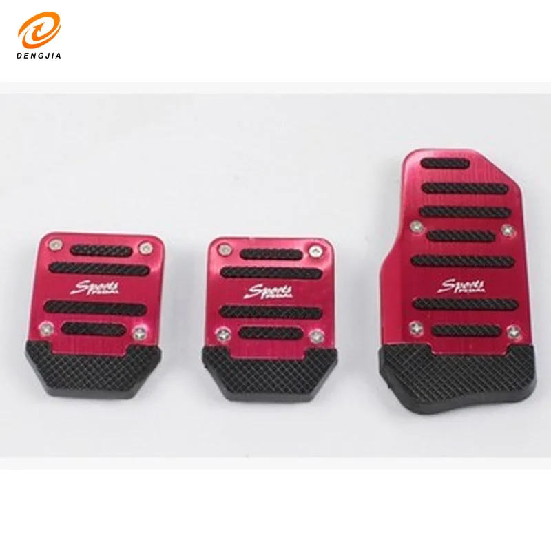 Car Pedals Automobile Manual Stop Pedal Modified Brake Throttle Clutch Aluminum Alloy Pedal Non-slip Pad Stainless Steel Universal