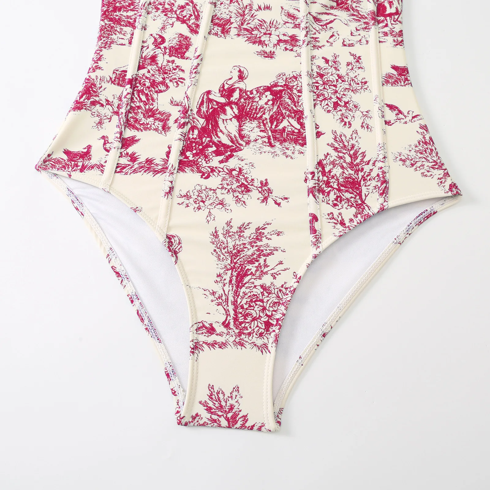 Women's Push-Up One Piece with Beach Dress