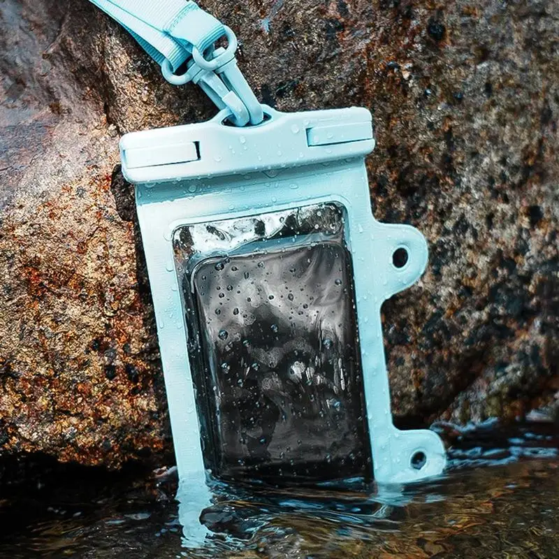 Waterproof Phone Bag Screen Touchable PVC Waterproof Phone Bag For Swimming Clear Dry Pouch With Adjustable Strap Phone