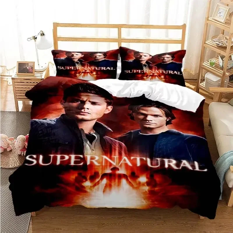 Supernatural 3D Printed Duvet Cover Set Twin Full Queen King Size Bedding Set Bed Linens Comforter Bedding Sets