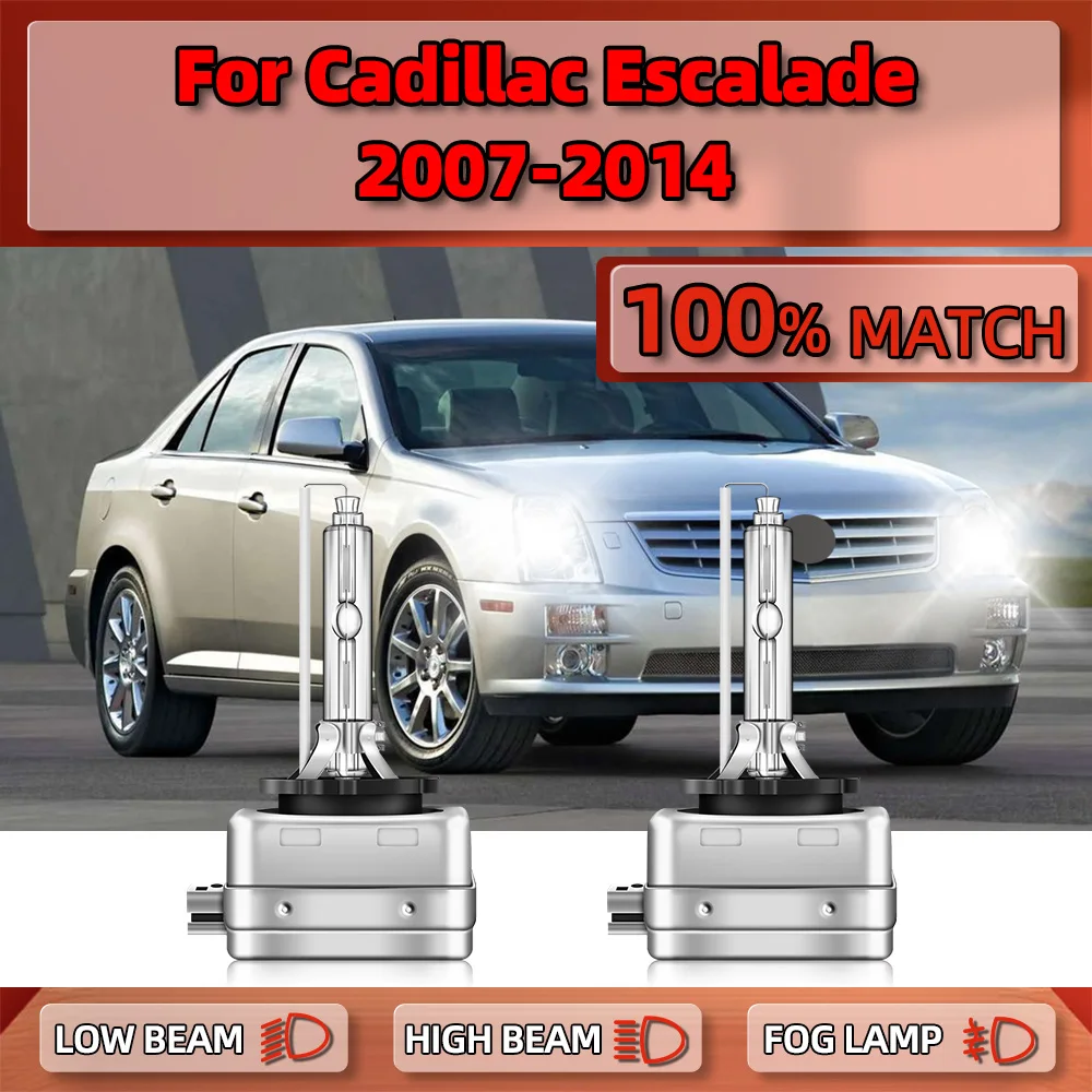 

20000LM D1S LED Headlights Bulb 35W Xenon HID Light 12V 6000K Plug&Play For Cadillac Escalade 2007-2009 2010 2011 2012 2013 2014