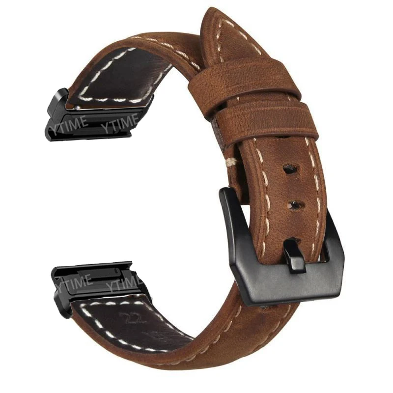 Descent Mk1 Mk2 Mk2I Bracciale 26Mm Cinturino In Vera Pelle A Sgancio Rapido Per Garmin Instinct 2X / Enduro 2 Cinturini Smart Watch Band