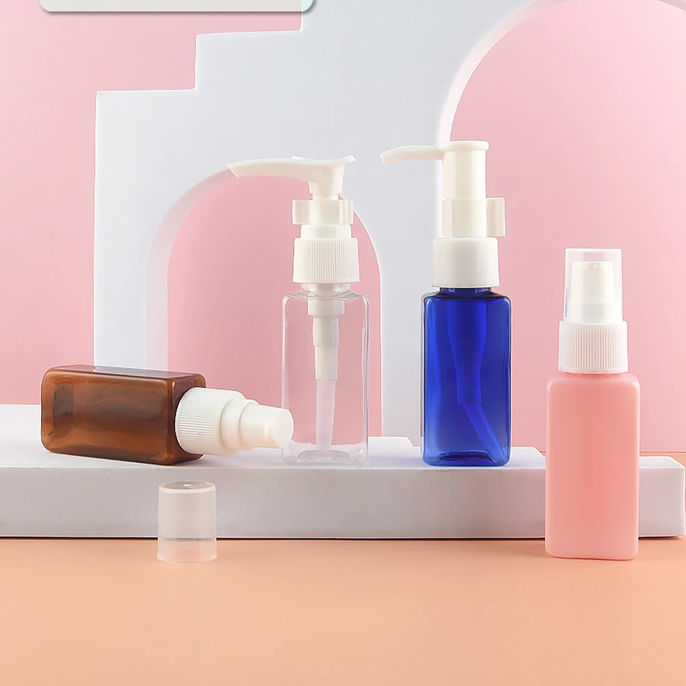 100pcs 30ml Mini Travel square Cosmetic Lotion Cream Packing Plastic