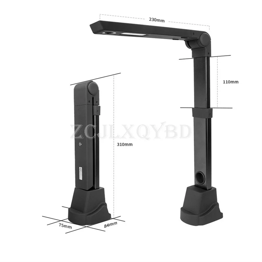 12 Megapixel Camera Altimeter Auto Focus Portable A3/A4 Format Document File Teaching Scanner Built-in LED Smart Light OCR