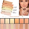 6-color Concealer Blush Palette Cream Matte Highight Contour Makeup  Eyeshadow Base Palette with Brush Covering For Dark Circles 2
