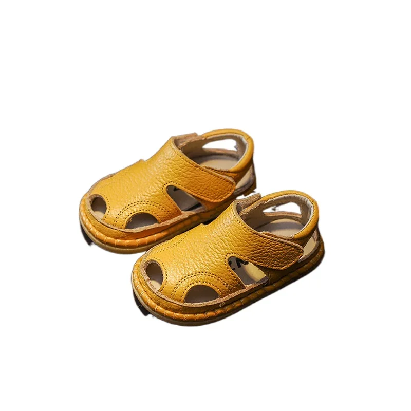 

Summer Baby Girl Shoes Toddler Sandals Kids Boys Beach Sandals Solid Color First Walkers Soft Bottom SOH001