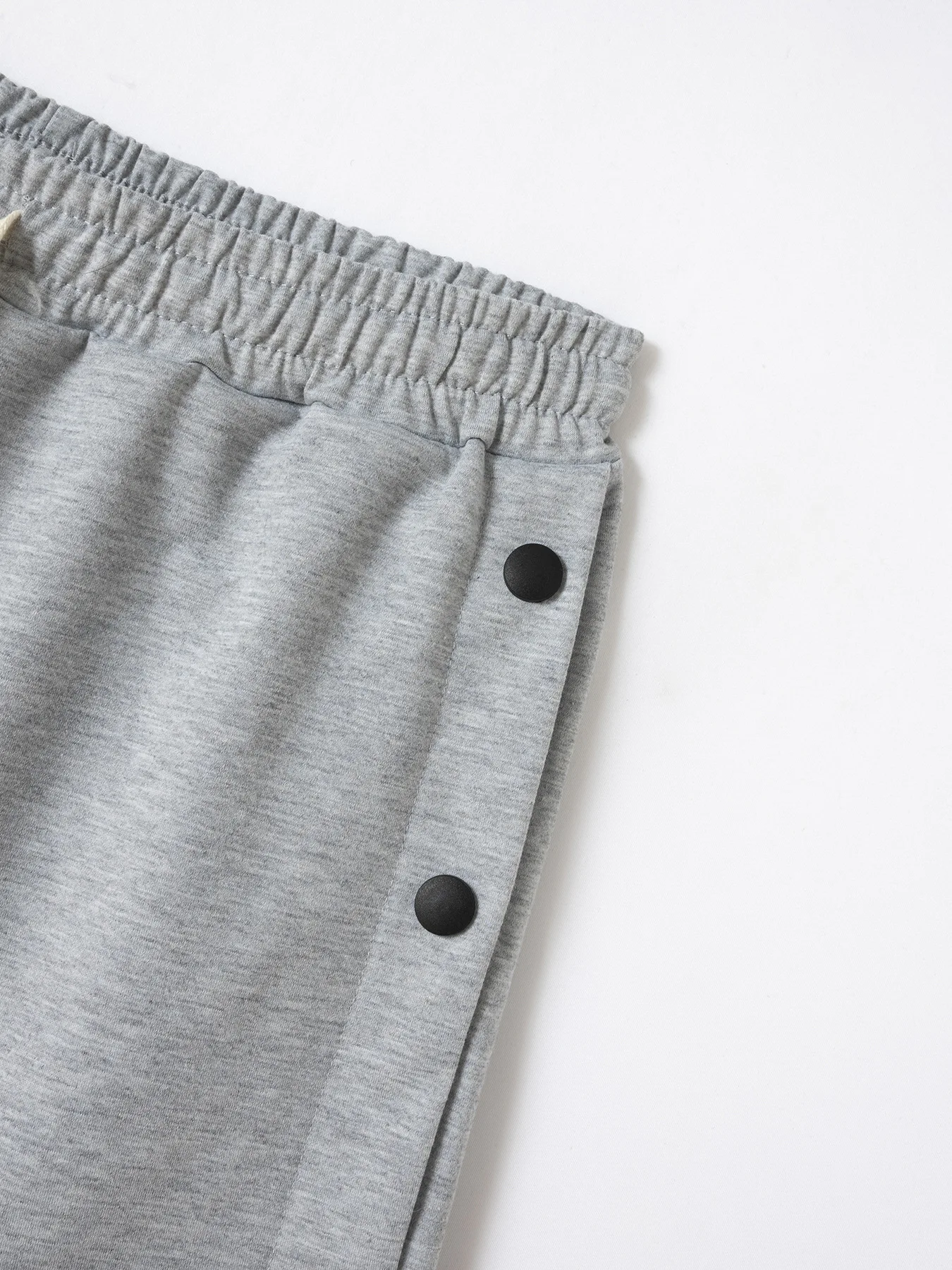 2024 Summer trendy casual men shorts with loose drawstring double breasted five point pants for men's street straight leg pants