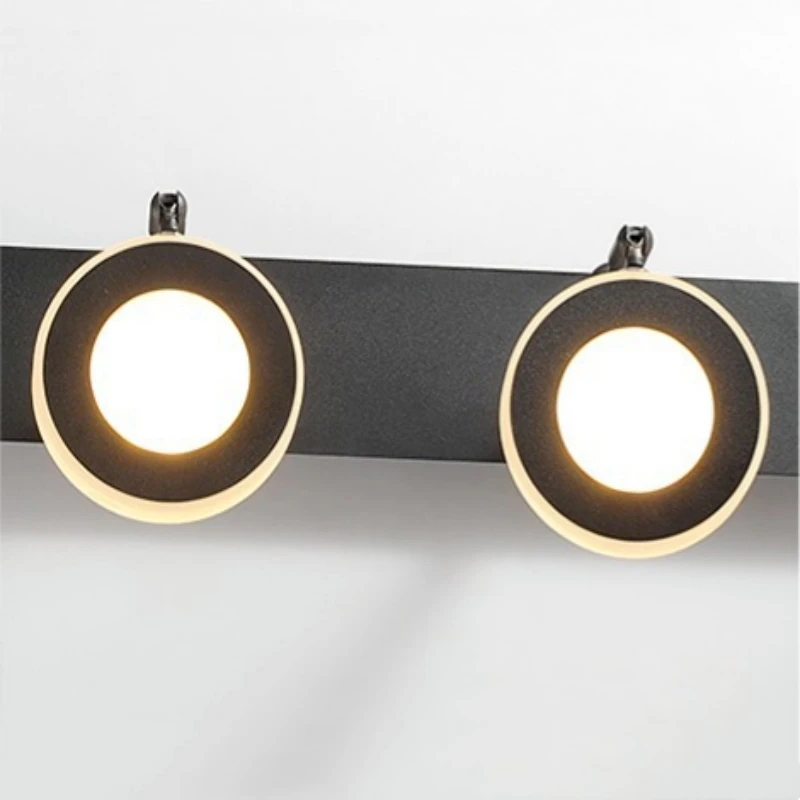 Mirror Light LED Vanity Light Bathroom Mirror Cabinet Light Makeup Lamp Warm White Wall Lamps 360 Degree Rotating Makeup Lights