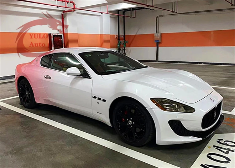 FRP or semi-carbon fiber MC style front bumper rear bumper side skirt fender Exhaust pipe for Maserati Granturismo GT - - Racext 37