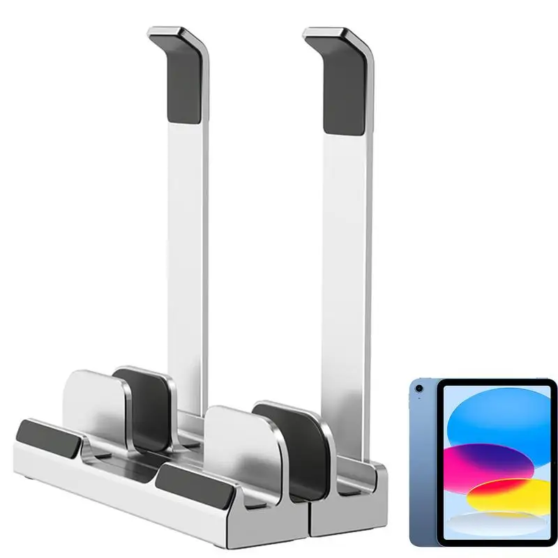 

Laptop Stand Vertical Universal Space-Saving Laptop Rack Adjustable Stable Laptop Storage Electronic Accessories For Computers