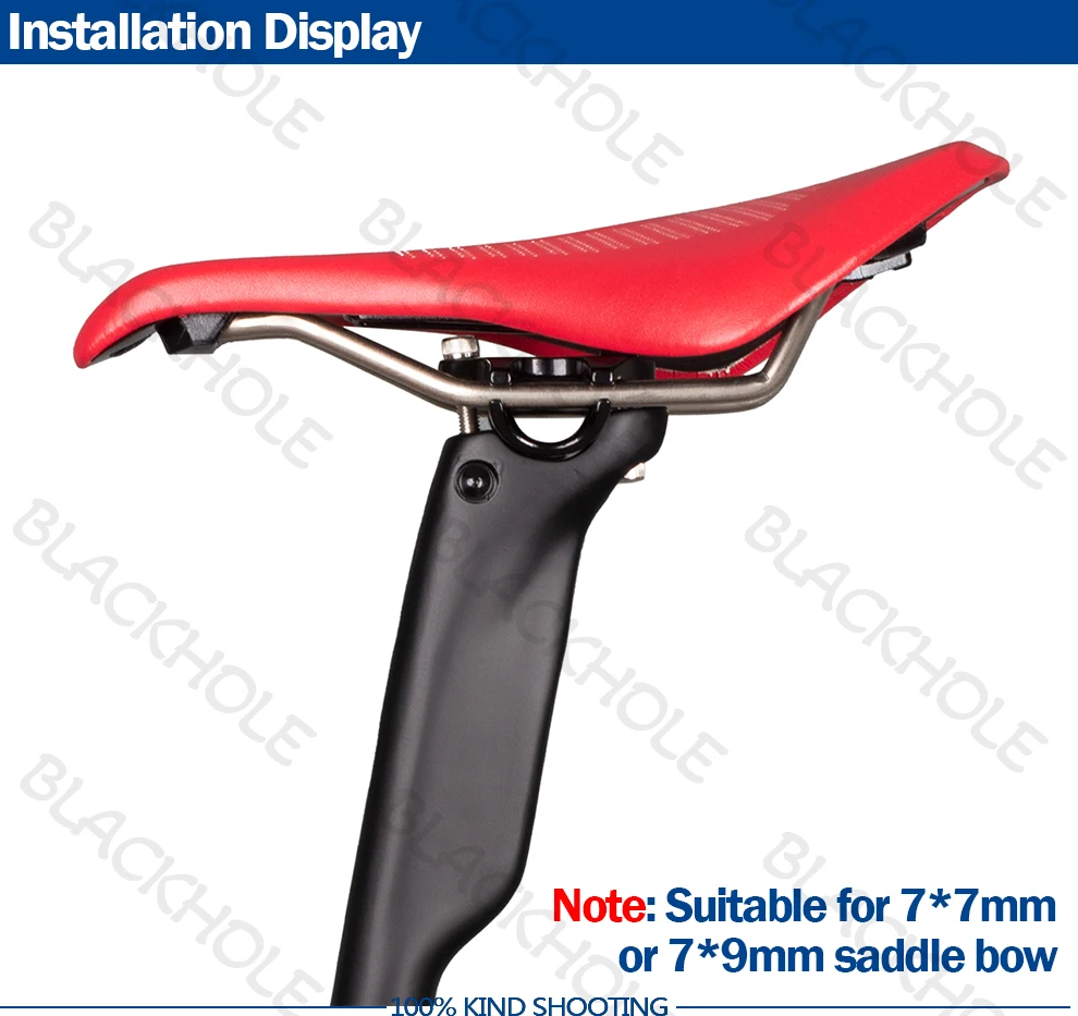 Description Picture 3 of itemBike Seat Post Head Clamp MTB Road Bicycle 7*7mm Round Bow Clamp 7*9mm Oval Bow Seat Post Repair Head Clamp Saddle Base Adapter