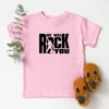We Will Rock You Queen Print T shirt Kids Summer White Tops Children Fashion Casual T-shirt Rock Anthem Childrens Tshirt 5