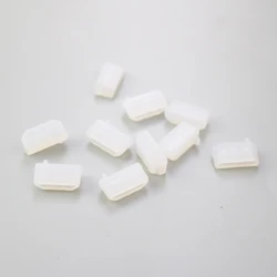 Premium Silicone Dust Plug Cover Set - Universal Dustproof Stoppers for USB & HDMI Interfaces (Transparent)