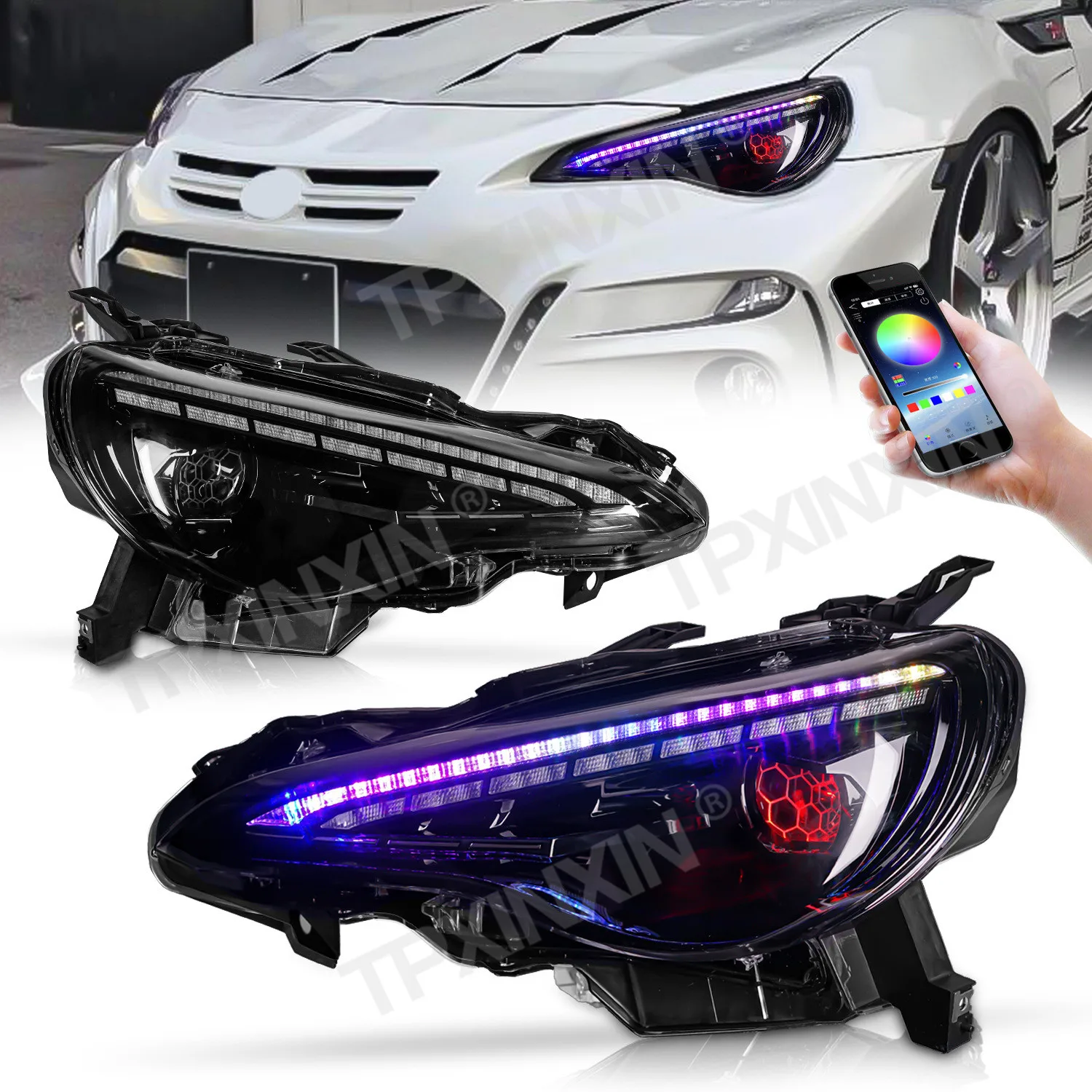 For Subaru BRZ 2013-2021 / Toyota 86 2012-2021 LED Light RGB Chiku Light  Turn Signal Auto Accessories DRL - AliExpress