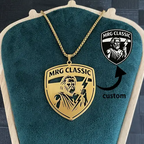 Men Custom Logo Pendant Necklace Hiphop Punk Stainless Steel Thick Chain Nameplate Personalized Jewelry Her Birthday Gift - Image 7