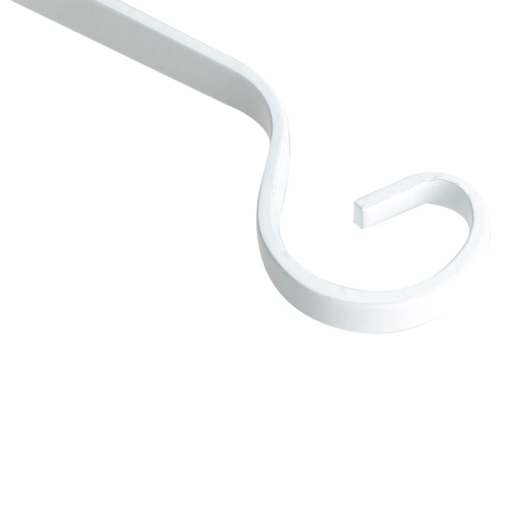 Bird Feeder Hook Wall Mounted Flower Basket Holder Metal Hanging Basket Brackets S-Shape for Garden Balcony Patio Decoration