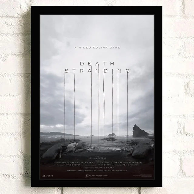 thumbnail image 1 of Death Stranding Game Poster Comics Quality Wall Art Painting Print on Canvas Bar Cafe Room Poster Pictures Cuadros Home Decor, 1 of 5