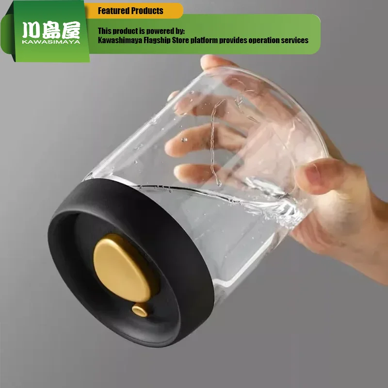 KAWASIMAYA Coffee Bean Storage Jar Vacuum Sealed Jar Glass Peeled Milk Powder Storage Jar Tea spice container