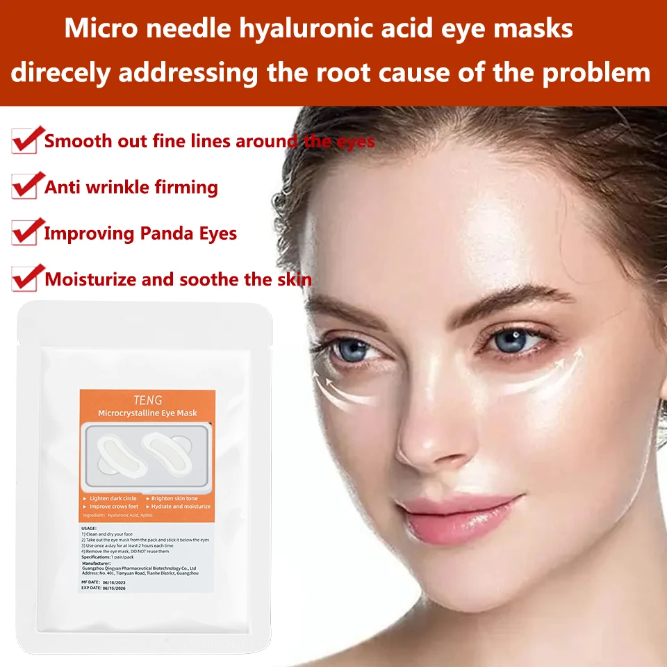 Eye bags remover eye mask lutein eye patch micro needle eye patch eye problem solver Eye patches remove eye bags dark circles moisturizing mask anti-wrinkle gel patches skin care