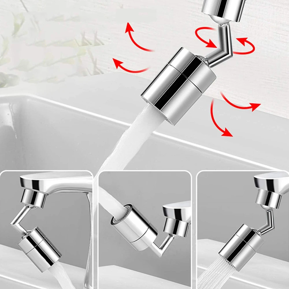 Universal Plastic Splash Filter Faucet Spray Head 720 Degree Water Outlet Faucet Extender Bubbler Sprayer Bathroom Accessories faucet extender