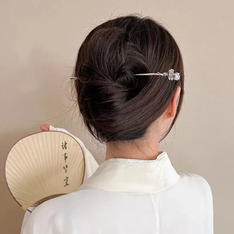 Pflanze Glocke Orchidee Blume Haarnadel für Mode Frauen feinen Schmuck minimalist ischen Accessoires