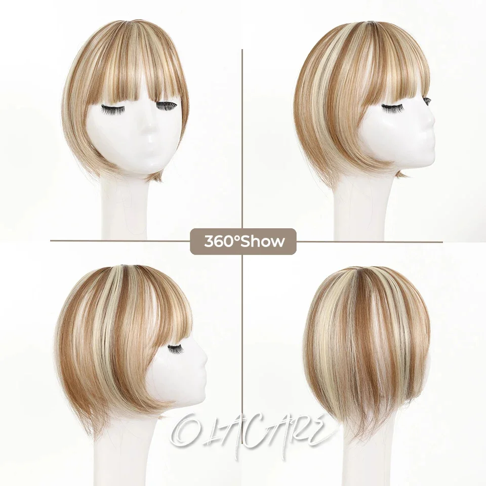 Synthetic Hair Clip In Bangs Extension for Women