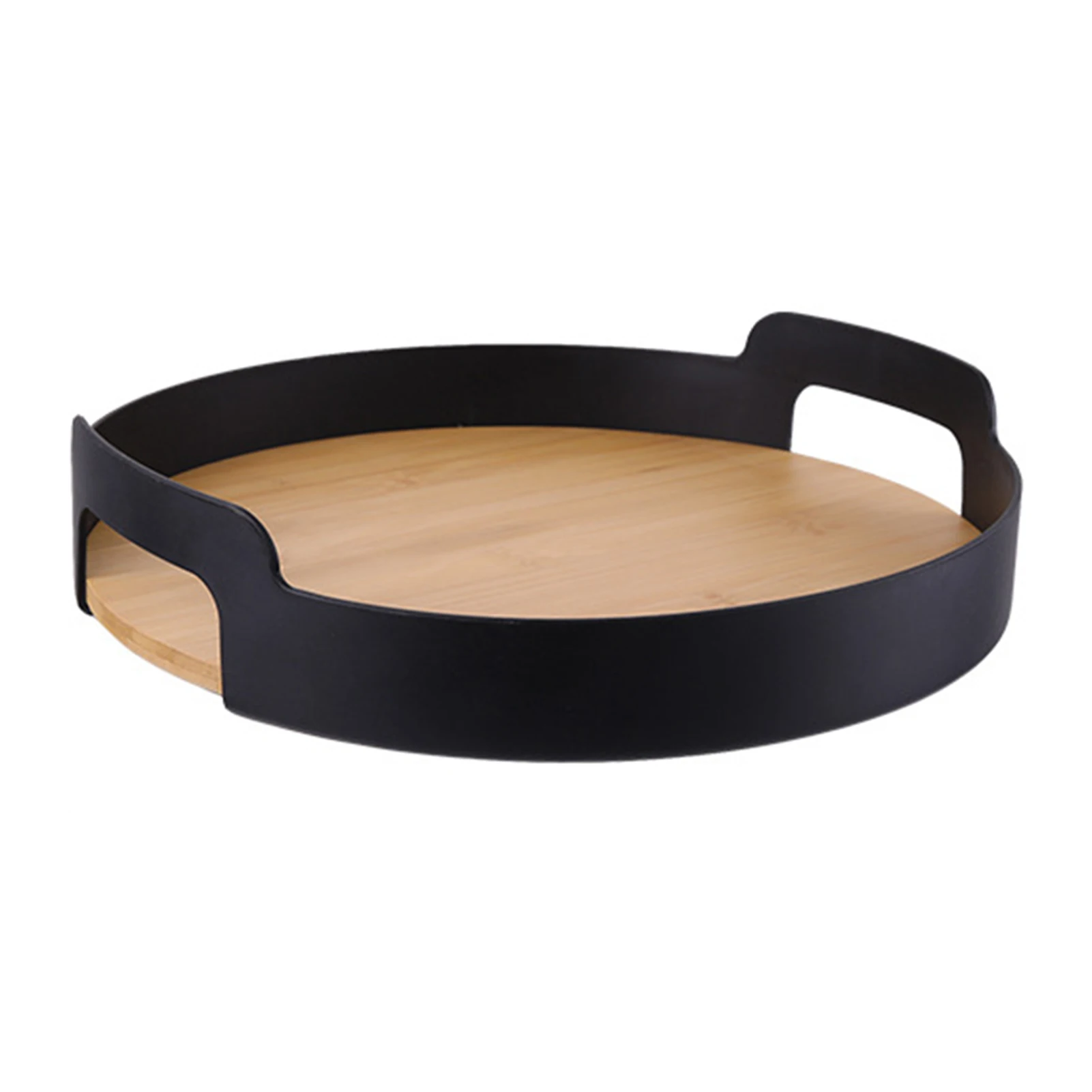 Kitchen Tray Storage Tray Wooden Serving Tray Bamboo for Living Room Kitchen Storage