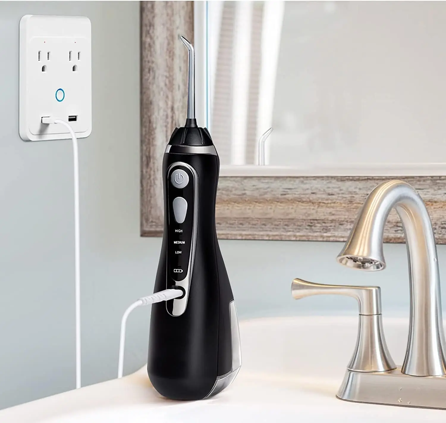 Water Flosser Charger Cord for Nicwell, COSLUS, Oralfree, Nicefeel, MOSPRO, Aquasonic, Tovendor, Hangsun, McNaval, Zerhunt