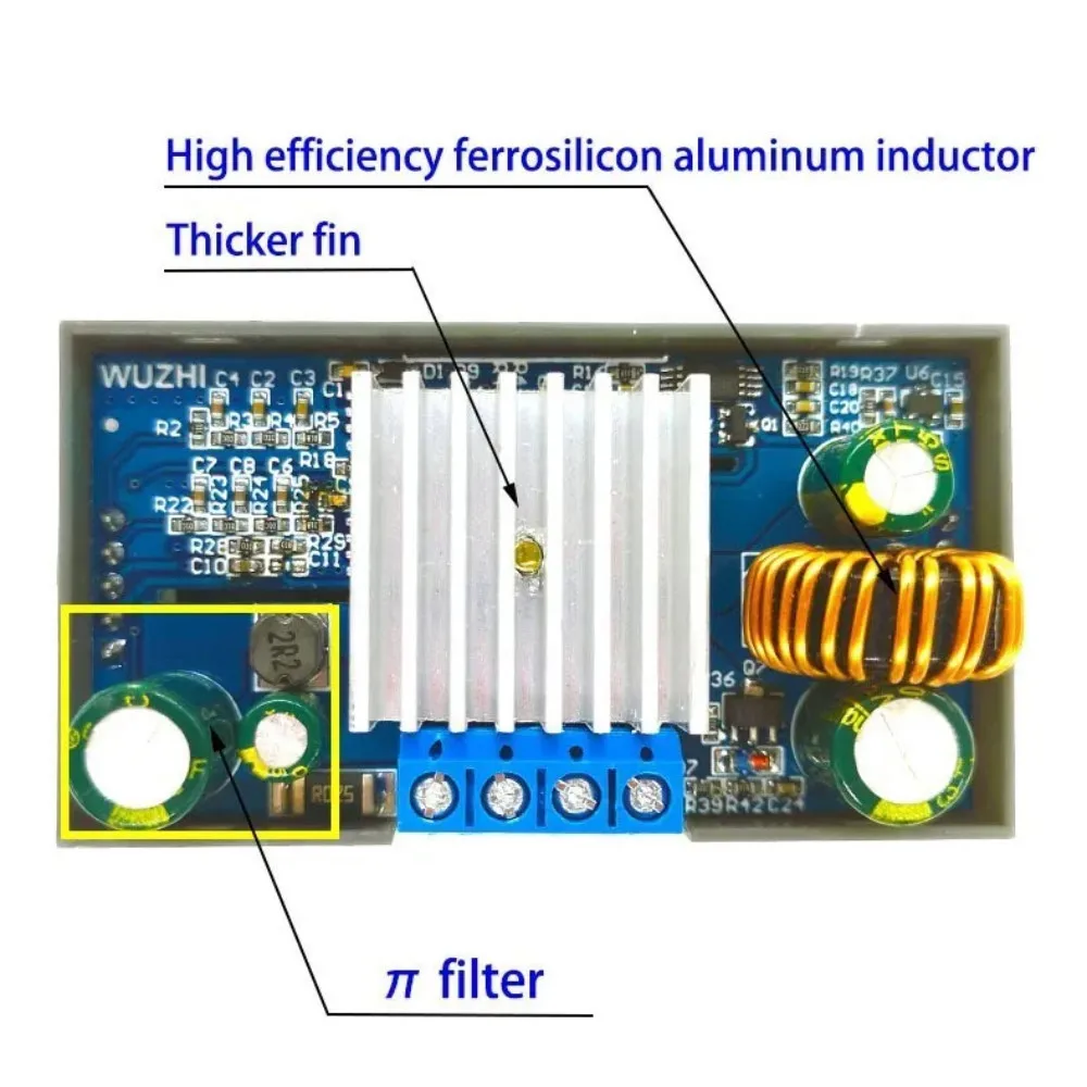 ZK-4KX DC DC Buck Boost Converter CC CV 0.5-30V 4A 5V 6V 12V 24V Power Module Adjustable