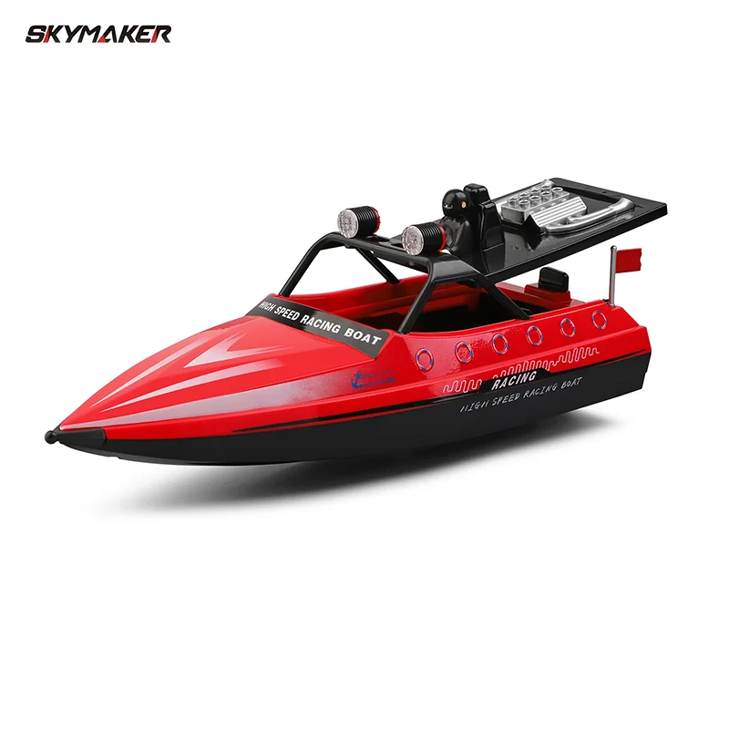 Wltoys Boat WL917 Mini RC Jet Boat with Remote Control Water Jet Thruster 2.4G Electric Racing Toy for Children remote control boat