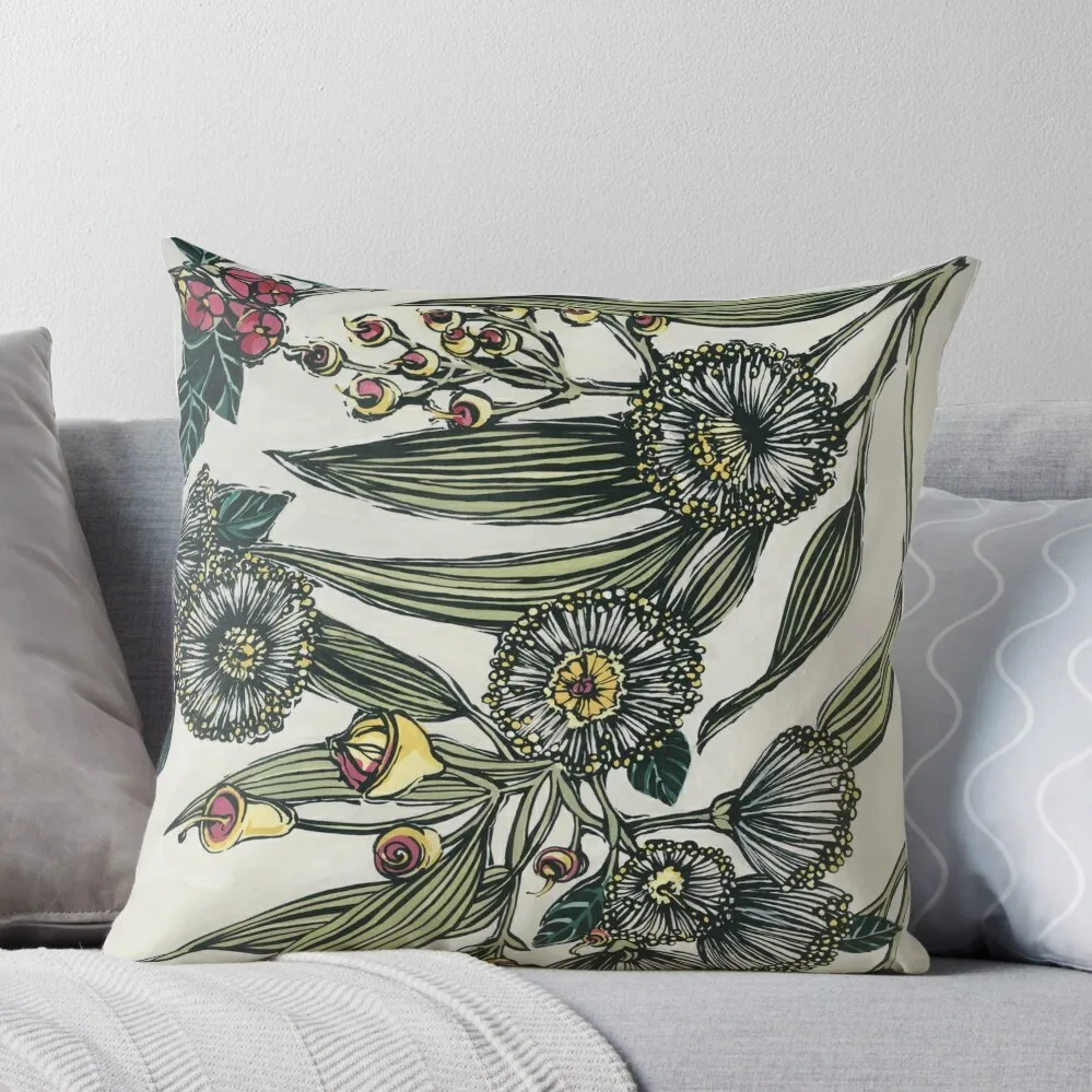

Retro Australian Native Floral 2 Throw Pillow Cushions Christmas Pillow Covers Sofa Cushion Cover Pillow Cases