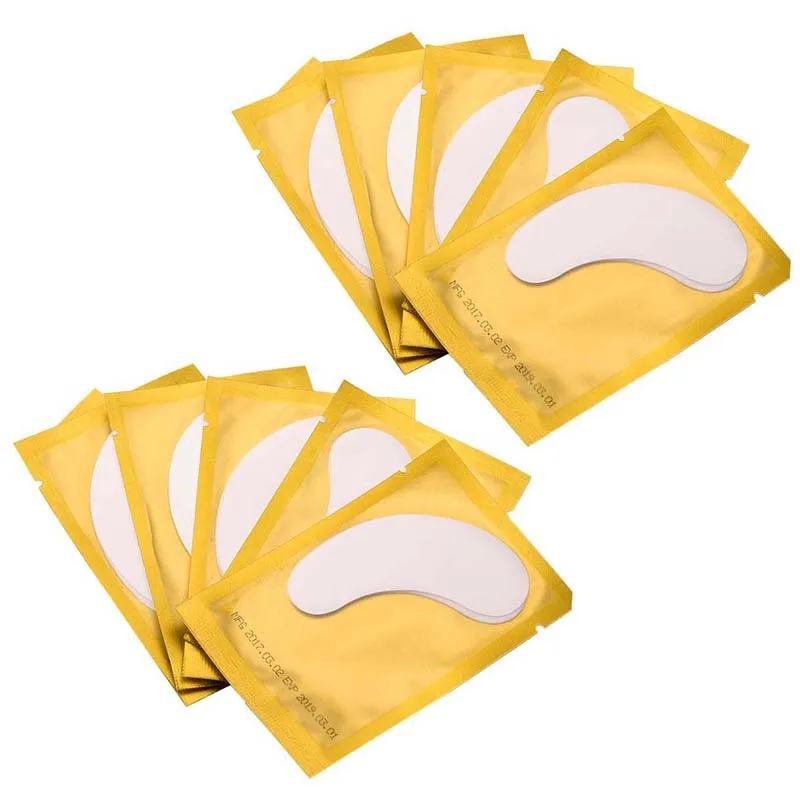 New Reusable 1Pair Eye Pads Silicone Stripe Eyelash Extension Hydrogel Patches Under Eye Gel Patch Makeup Tools