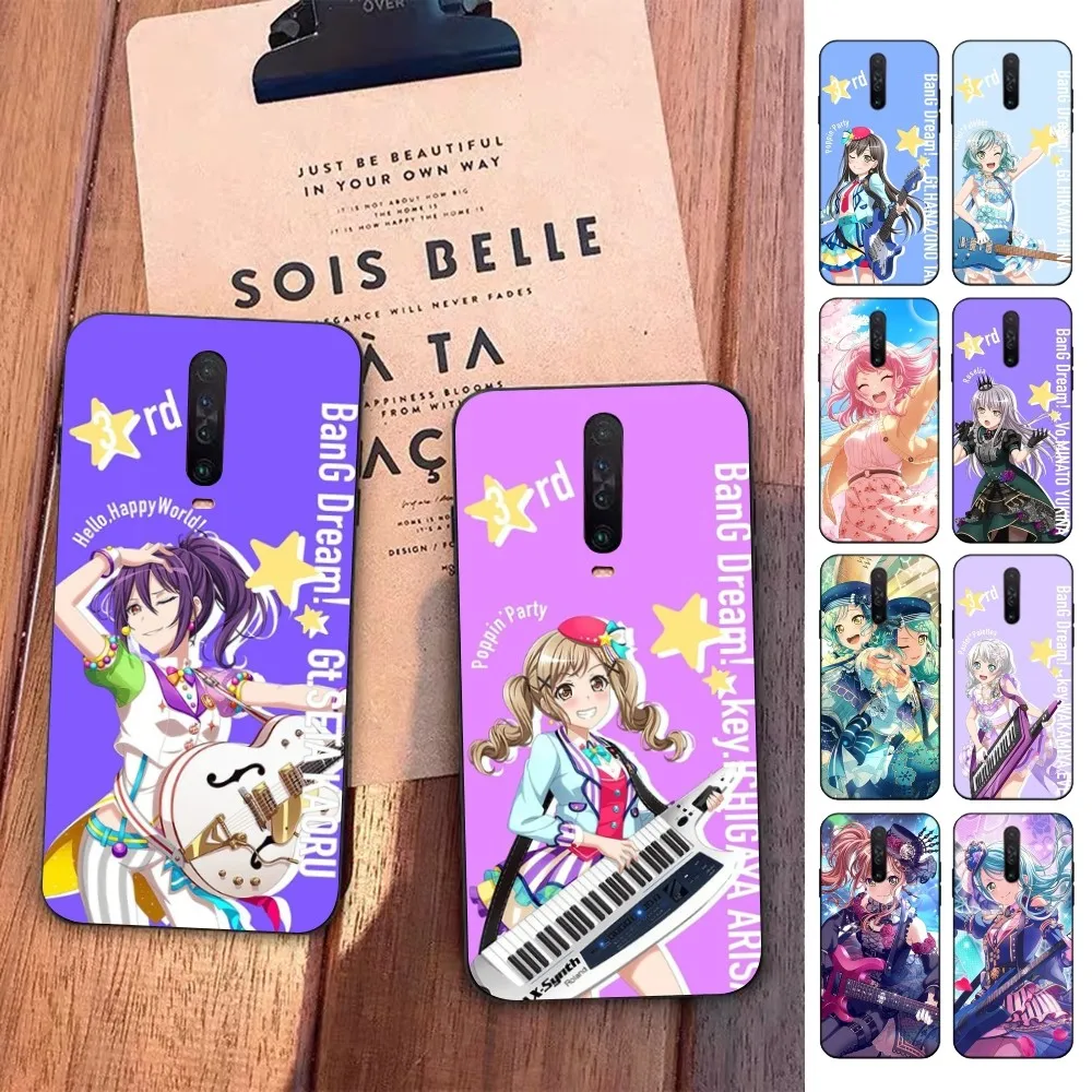 Bang Dream It'S My Go Custodia Per Telefono Per Redmi 5 6 7 8 9 10 Plus Pro 6 7 8 9 A Go K20 K30 K40 Pro Plus F3 Fundas