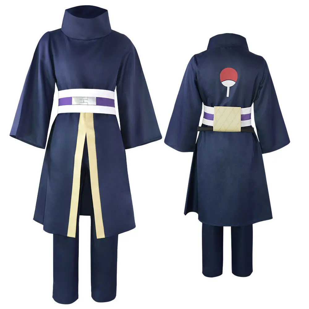 Naruto Akatsuki Red Cloud Cloak Cosplay Costume for Men and Women (Unofficial)