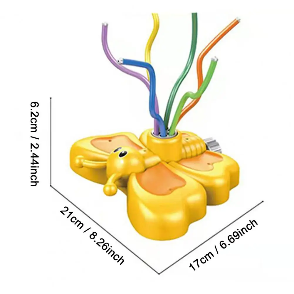 Butterfly Shape Water Toy Fun Backyard Water Play Sprinkler Toy for Kids Ages 4-8 Outdoor Summer Games Activities for Boys